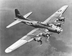 American B-17 Four Engine Heavy Bomber