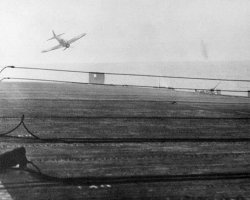 Kamikaze pilot in a Mitsubishi Zero