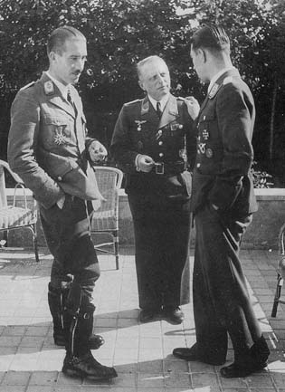 Galland with his friend Werner Molders.