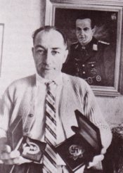 Alfons Hafner displays his brothers legacy that he bequeathed to Lt. Widen